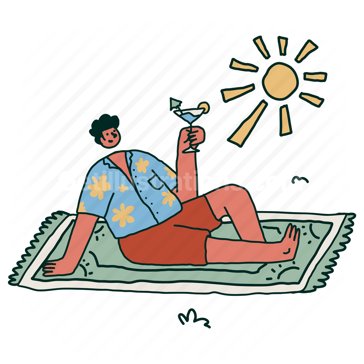 Lifestyle and Leisure  illustration